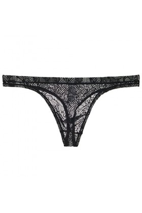 LKRSEEF Moulant String Homme Erotique Sexy Hot Lingerie Sissy Ficelle Chic Shorty Ouverte Body Bonbon Boxer Transparent Eleph