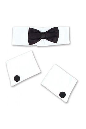 Forum Novelties Novelties-DS037 DS037 Accessoires de Stripteaser Homme, Blanc, Taille Unique