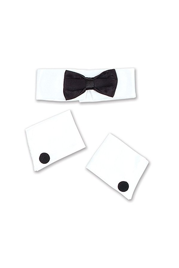 Forum Novelties Novelties-DS037 DS037 Accessoires de Stripteaser Homme, Blanc, Taille Unique