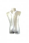 Creamlin Réglable Hommes Borat Style V Sling Stretch Sexy sous-vêtements Jarretelles Body Sangle Thongs Body Blanc 