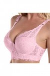 Soutien-Gorge Grande Taille froncé en Dentelle Sexy pour Femme avec Bretelles réglables Débardeur Manga