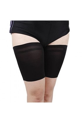 SHOP-STORY - Bande anti-frottement pour les cuisses avec poche de rangement - Noir - Taille M - 58-63 cm