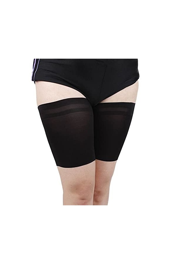 SHOP-STORY - Bande anti-frottement pour les cuisses avec poche de rangement - Noir - Taille M - 58-63 cm