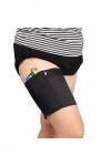 SHOP-STORY - Bande anti-frottement pour les cuisses avec poche de rangement - Noir - Taille M - 58-63 cm