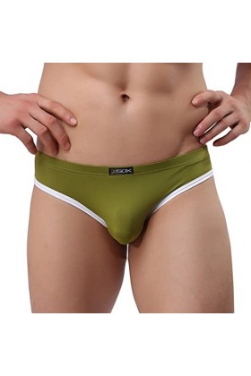 Générique String Homme Sexy Hot Dentelle Slips Boxer Nouveau String en Soie glacée à la Mode Douce côtelée Mini Slim lavé Sex