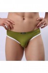 Générique String Homme Sexy Hot Dentelle Slips Boxer Nouveau String en Soie glacée à la Mode Douce côtelée Mini Slim lavé Sex