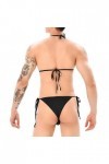 Boxer Homme Maillot de Bain Sexy Briefs Thong Costume Homme Couleur Unie Bikini Bikini Fente Style Dentelle Couleur Unie Sout
