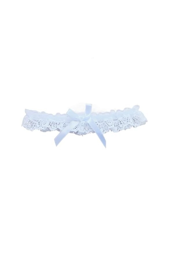 TOFIMA 1Pc Femmes/Fille Dentelle Floral nœud Papillon nœud Papillon fête de Mariage Lingerie de mariée Cos Jambe jarretière P
