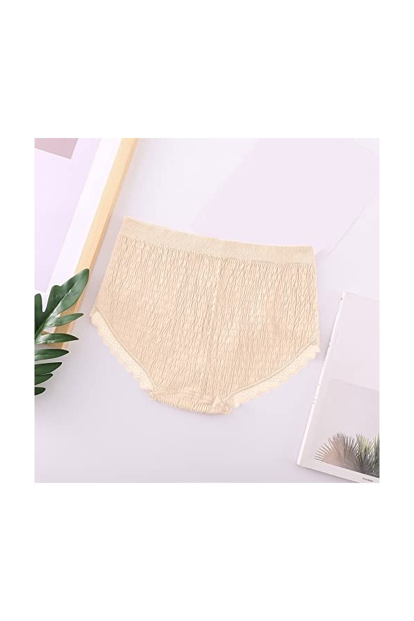 HELLORSOON String Ouvert Femme,Sexy Dentelle Maille Transparente en Dentelle Culotte en Dentelle Shorty pour Femme