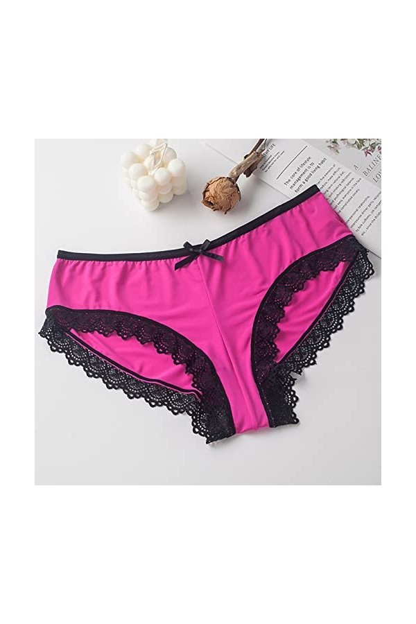 HELLORSOON String Ouvert Femme,Sexy Transparent Ouvertures Provocantes Style Romantique Robe Sexy Tanga pour Femme