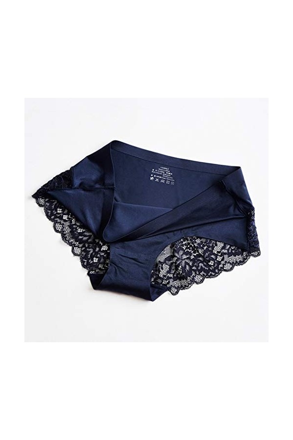 HELLORSOON String Ficelle Femme Doux Sexy Lace Dentelle Coupe Française String Dentelle Transparent Érotique Romantique sous-