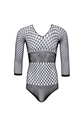 Boxer Homme Maillot de Bain Sexy Briefs Thong Collants Sexy en résille pour Hommes Robes Éponge en Coton pour Hommes AB, One