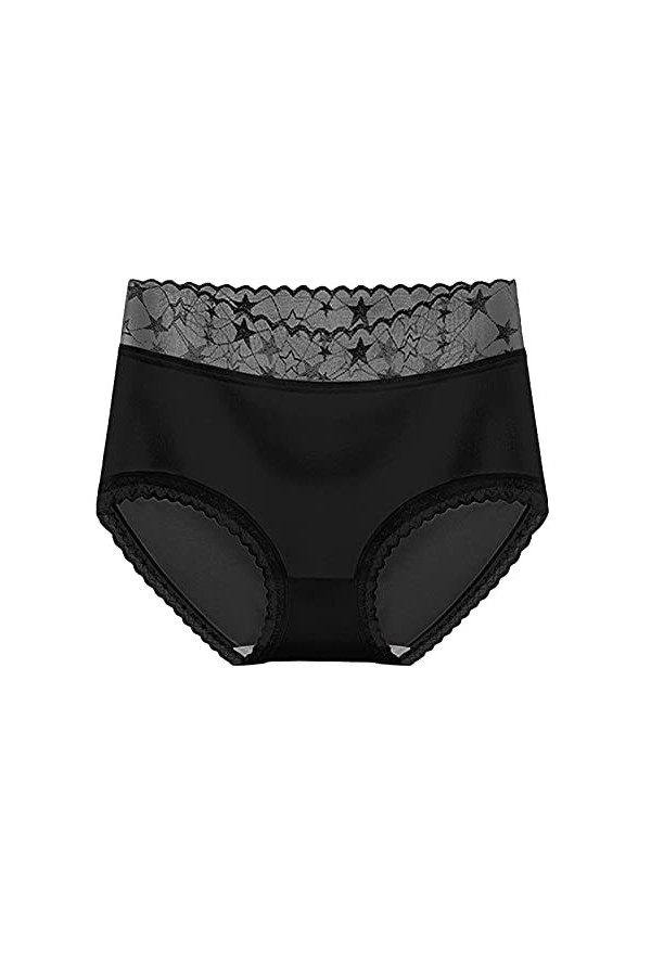 Panties Femme Ouvert String Chic sous-Vetements Sexy Culottes Dentelle Transparente Patchwork Respirant Confortable Tangas Li