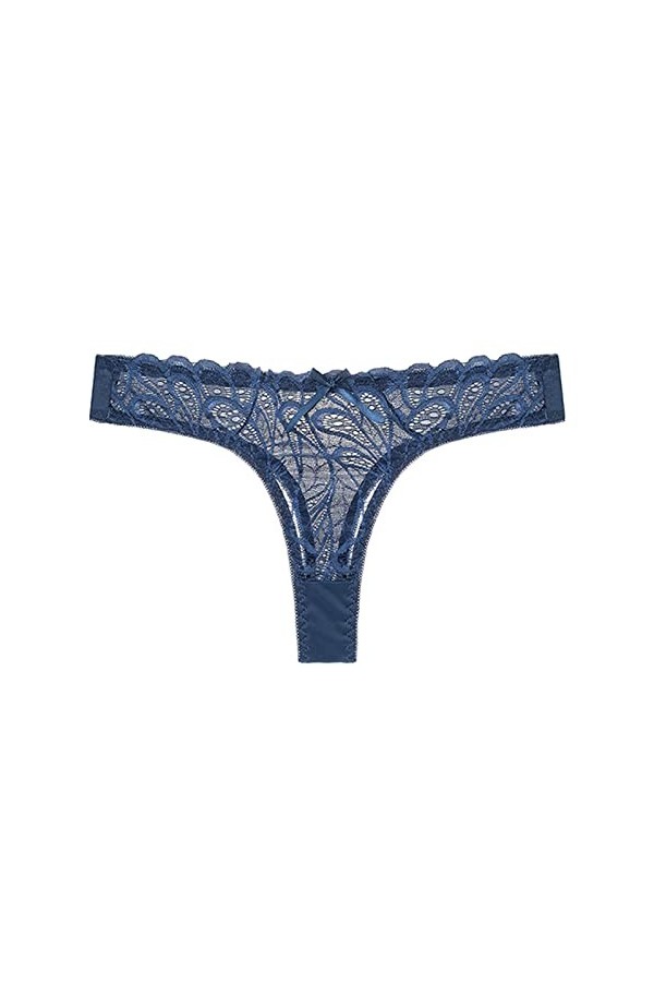 Dorjuli G String Femme Sexy Mode Respirant Tanga Pantys Culotte Femme Taille Large Culotte Classique Culotte en Dentelle Open