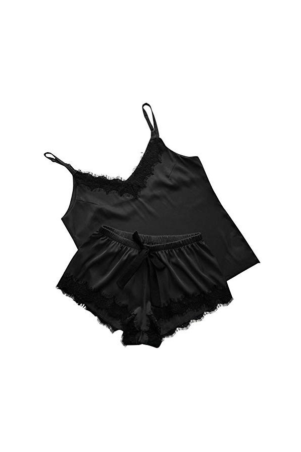 Zannycn Ensemble de lingerie sexy pour femme - Ensemble de lingerie érotique - Ensemble de sous-vêtements - Ensemble de sous-