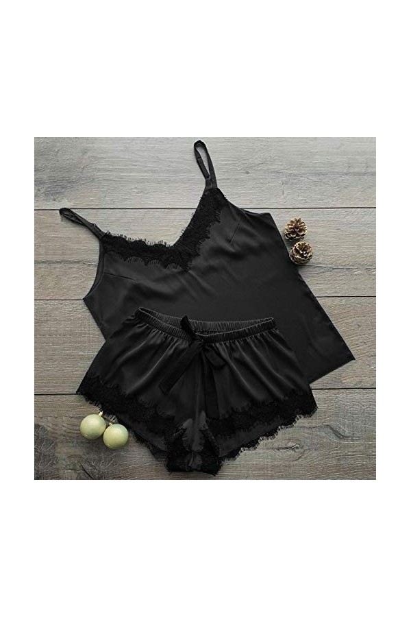 Zannycn Ensemble de lingerie sexy pour femme - Ensemble de lingerie érotique - Ensemble de sous-vêtements - Ensemble de sous-