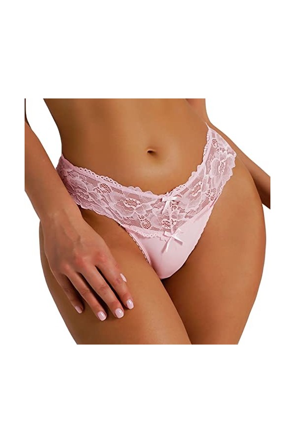 PANPANY Culottes pour Femme Soutien-Gorge Confortables Femme Slips Multicolore sous Vetements String Taille Basse Culotte Sex