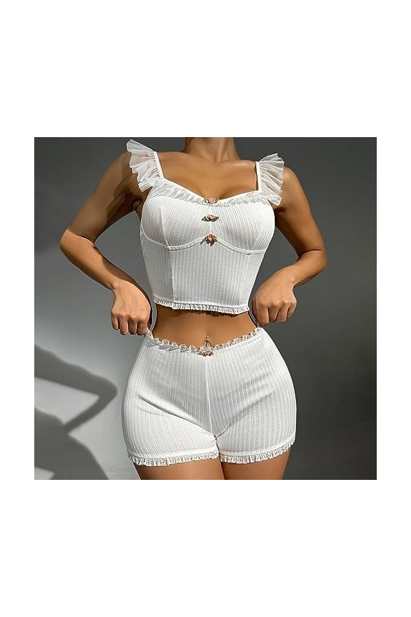 Livre Coudre Sa Lingerie Ensemble de Lingerie pour Femme Bralette en Dentelle et Ensemble de Culotte Lingerie en Dentelle à l