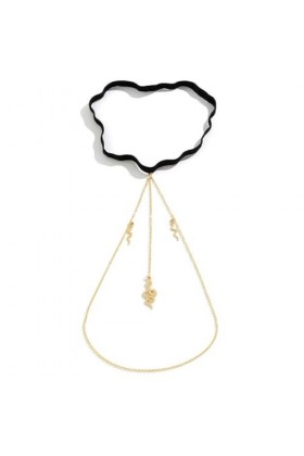 Greabuy Serpent Gland Cuisse Chaîne Jambe Corps Chaîne Harnais Punk Jambe Jarretière Mode Bord Mer Club Fête Corps Fourniture