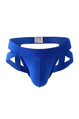 wjiNFDFG Peignoir Capuche Noir Fashion Sexy Adult Low Rise Mens Open Hip Polyester Triangle Pants sous Vêtements Blue, XL 