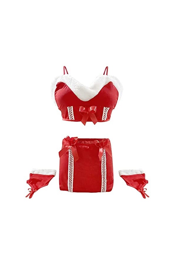 Générique Ensemble de Lingerie Sexy en Dentelle pour Femme Soutien Gorge et Culotte Ensemble de sous Vêtements Érotiques Dess