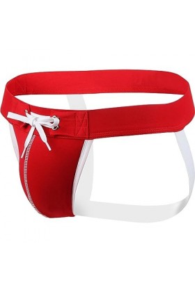 MACIUM Lingerie Sexy pour Hommes sous-vêtements pour Hommes avec Fesses, Doubles Tongs, Pantalons T Une Pièce Sexy Et Vides,R