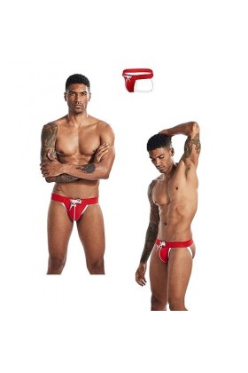 MACIUM Lingerie Sexy pour Hommes sous-vêtements pour Hommes avec Fesses, Doubles Tongs, Pantalons T Une Pièce Sexy Et Vides,R