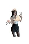 LureZone W1084WHITE Costume de policier sexy pour femme