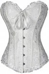 JEShifangjiusu Sexy Classic Femmes Corset DéColleté Lacets Corset Moulage Floral DéColleté Corset Corset Corset Corset Top B