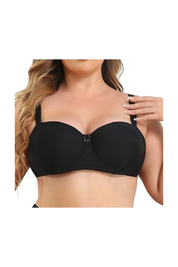 Robe de lingerie pour femme sans bretelles, froncée, antidérapante, taille fine, surdimensionnée, épaisse et non marquante, s