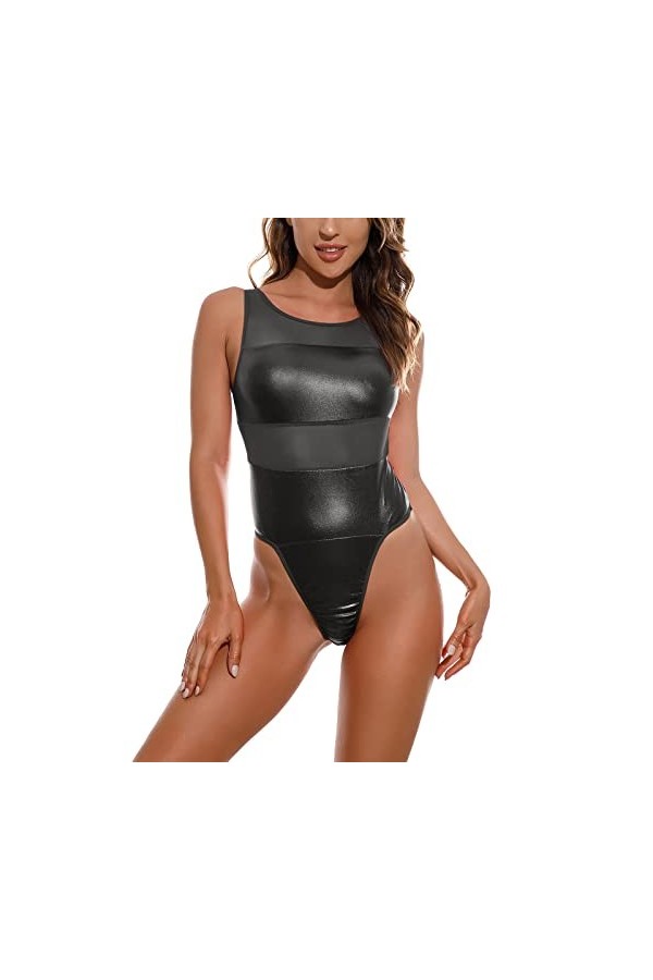 Lingerie Femme Sexy Ensemble Homme Sexy Hot y*2*k sous-vêtements drôles Ensemble Cheveux Transparents exposés vêtement Body S