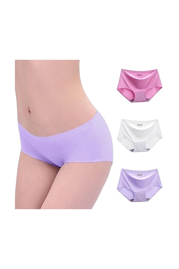Femme Culotte Dentelle Sexy Culotte sous Vetements sous-Vêtements Grande Taille Shorty Thong Culottes Femme sans Couture Culo
