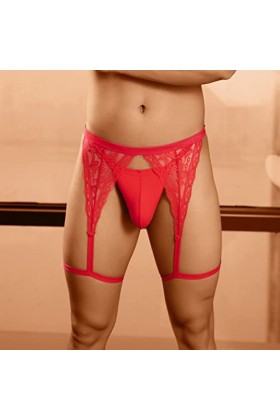 chiphop Tenue Soubrette Culottes pour Hommes Culottes Respirantes Sexy pour Hommes Culotte Taille Basse à imprimé léopard sou