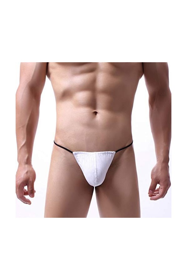 String pour Homme Hot éLastique Respirant Lingerie Slip Homme Pas Cher sans Couture Culottes Lingerie Homme éRotique Pas Cher