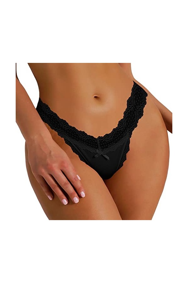 HELLORSOON Culotte Dentelle Femme,Sexy Dentelle Ouvertures érotiques en Dentelle Culotte en Dentelle Culotte Coton