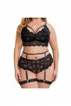 Lingerie Sexy Ensemble Femme Sexy Ensemble Soutien Gorge et String Dentelle Vêtements De Nuit 2 Pièce sous-Vetements Erotique