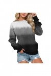 Mymyguoe Sweat à capuche pour femme - Sweat-shirt chaud et tendance pour filles mignonnes - Ample - Avec capuche - Vintage - 