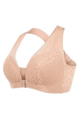 Ensemble Lingerie Robuste Soutien-Gorge de Levage de Posture Extra-élastique avec Fermeture à lavant pour Femmes Lingerie Se