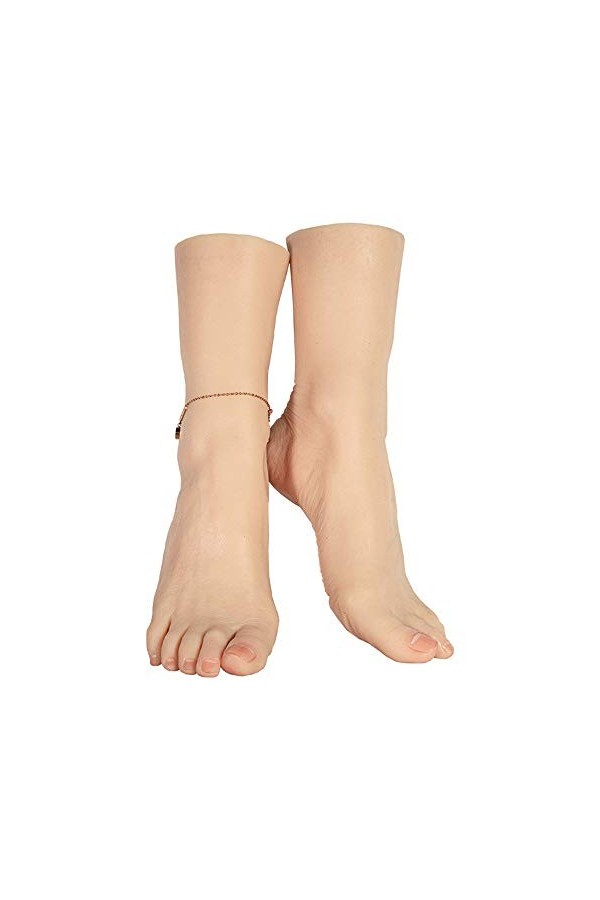 WRQ Silicone Pieds Modèle Jouet Pied Pied Mannequin Silicone Fétiche Vaisseaux Sanguins Visibles Dernier Modèle Filles Dévelo
