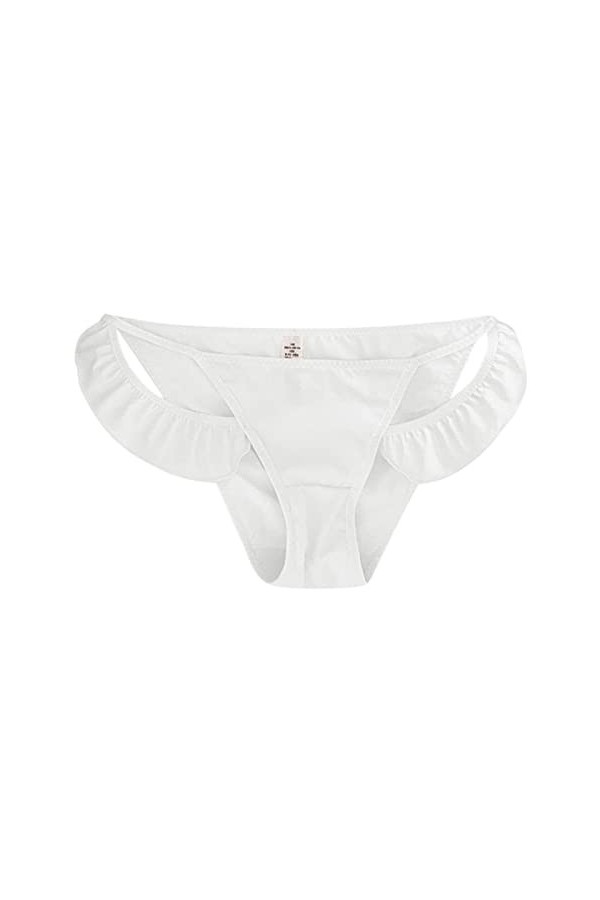 HELLORSOON String Ouvert Femme,Sexy Coquin Transparence Subtile en Dentelle Body Lingerie Tanga pour Femme