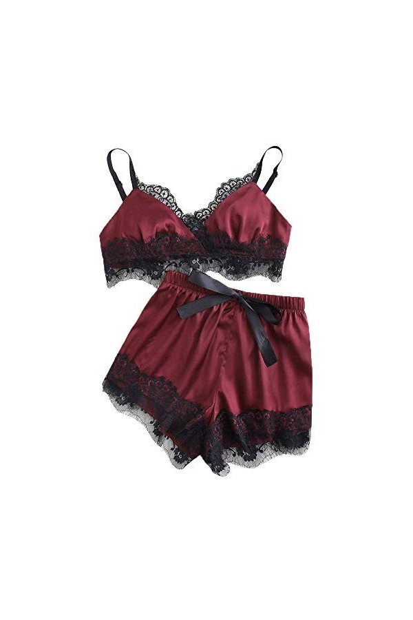 Culotte Sexy Porte Jarretelle Dentelle Réglable Grande Taille Attaches Guêpière Grande Taille Jarretière avec G String Ceintu