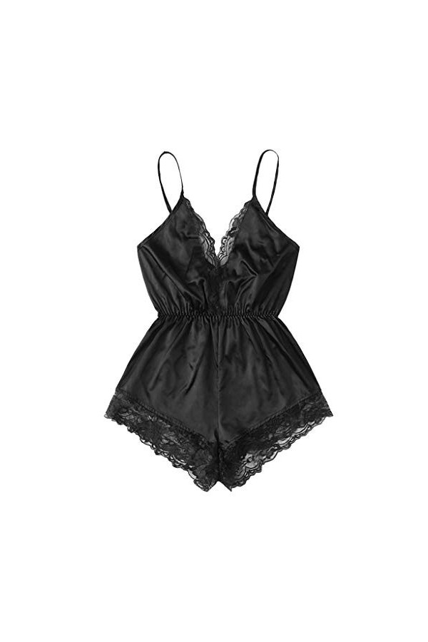 Kwatieh Souvetements Femmes Sexy - Costumes Sexy Femme Chic Et Elegant Damen Sexy Dessous Spitze Chemise De Nuit en Lingerie 