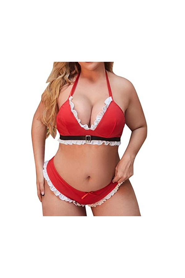 Générique Lingerie Sexy en Dentelle Nuisette Femme Maille Ouverte Lingerie et Vêtements Sexy Corset Sexy Femme Érotique Costu