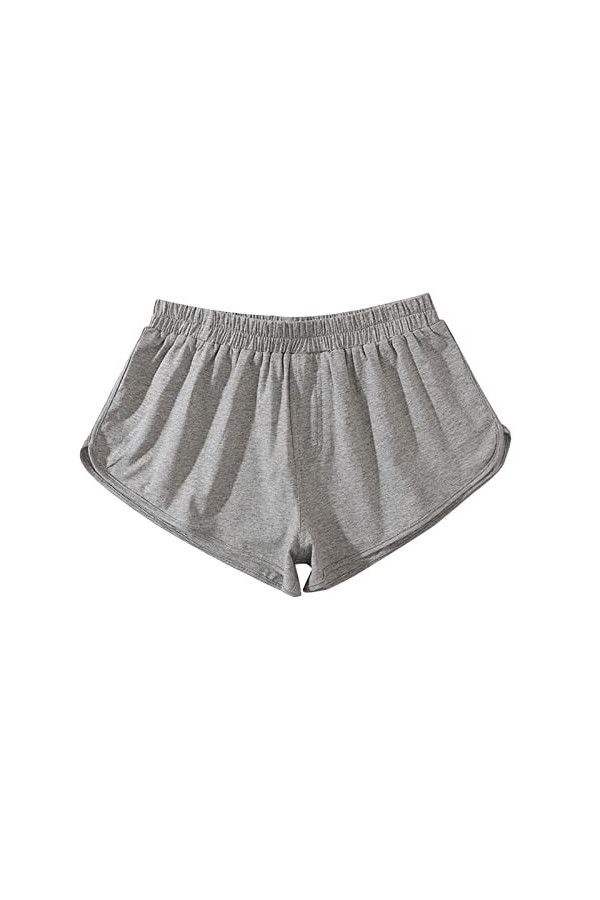 YANFJHV Hommes Été Solide Couleur Coton Pantalon Élastique Séchage Rapide Occasions Sport Course Droit Pantalons Sous-vêtemen