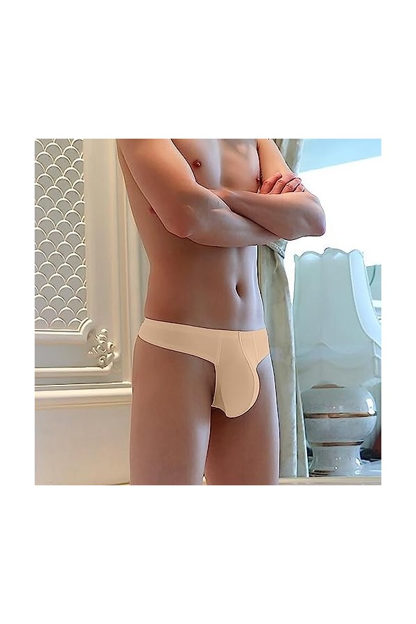 Générique Boxer Homme Maillot de Bain Sexy Briefs Thong Hommes Mode caleçons Solides Sexy Slips Culottes sous-vêtements Panta