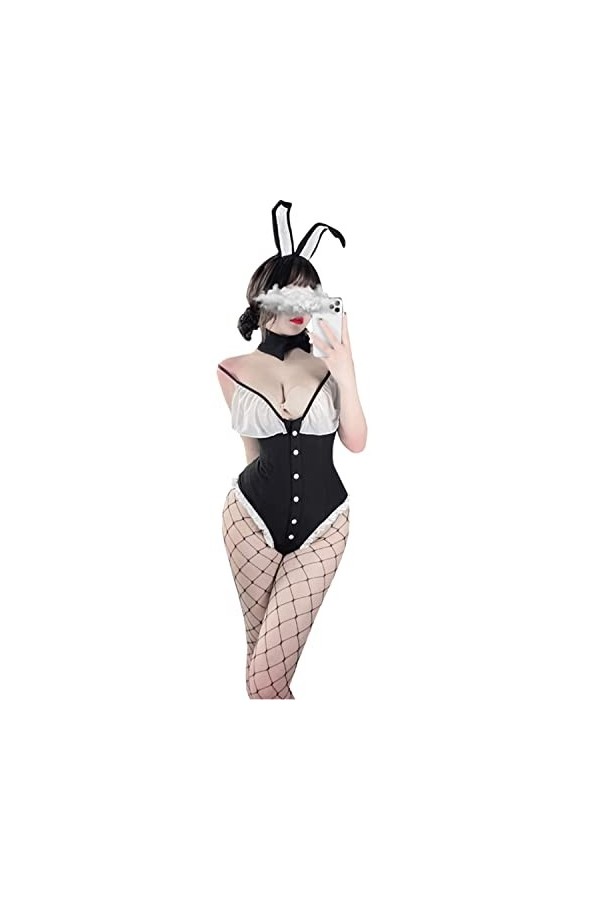 LureZone Collants sexy en soie de lait dos nu pour femme 2507black 