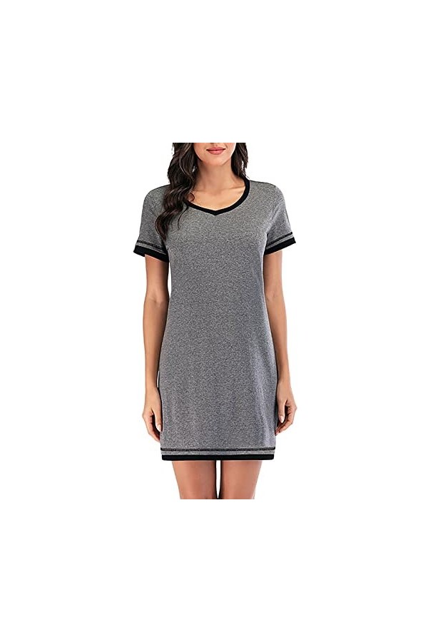 Briskorry Nuisette Femme Sexy Chemise de Nuit Col V sans Manches Dentelle Spaghetti Strap Femmes Nuisettes pour Femme Sexy Li