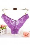 sous-Vetements Femme Ouvert Panties Dentelle Culottes Sexy String Chic Erothique Lingerie Confortable Respirant Patchwork Tai