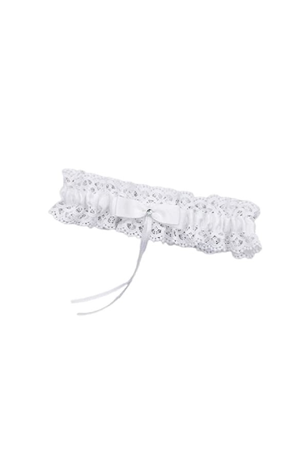 Jarretière en dentelle sexy extensible - Jarretière de mariage pour femme - Accessoires de bal de fin dannée, porte-jarretel