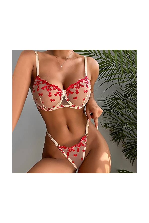 Femmes Robe Grande Taille Lingerie Sexy Femmes Vêtements de Nuit Chemises de Nuit Ensemble Chemise de Nuit Érotique Lingerie 